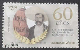 Mexico 2019, 60th Anniversary Of The National Commission Of Free Textbooks, MNH Single Stamp - Mexico