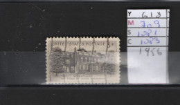 PRIX FIXE Obl  618 YT 703 MIC 1081 SCO 1083 GIB Wheatland Maison De James Buchanan 1956 Etats Unis  58A/07 - Used Stamps