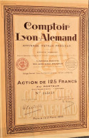 S.A. Comptoir Lyon-Allemand  (Affinage - Métaux Precieux) (1933) - Mines