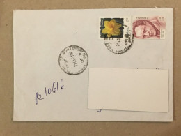 Romania Used Stationery Circulated Letter Philatelic Cover Stamp Victor Brauner Flowers Fleurs Blumen Registered 2021 - Other & Unclassified