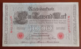 #1   ALLEMAGNE - DEUTSCHE REICH 1000 MARK  - 1910 - 1000 Mark