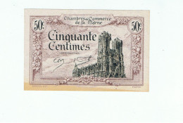 CC De La Marne-50 Cts-1920 - Chambre De Commerce