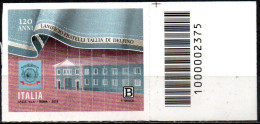 # Italia Repubblica 2023 - Lanificio Fratelli Tallia Di Delfino  - Codice A Barre - Nuovo - Bar Codes