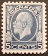 Canada 1932  MNG  Sc 199,    5c Medallion Issue, No Gum - Oblitérés