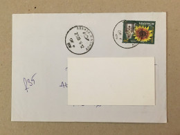 Romania Stationery Circulated Letter Philatelic Cover Stamp Registered Flowers Fleurs Blumen Mantel Clock 2016 - Other & Unclassified