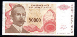 509-Bosnie-Herzegovine Serbie 50 000 Dinara 1993 A015 - Bosnia And Herzegovina