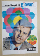 52361 27/ Poster Rivista Giovani - Sergio Endrigo / Basket Oransoda 1968 - Posters