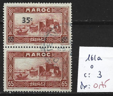 MAROC FRANCAIS 161a Oblitéré Côte 3 € - Usati