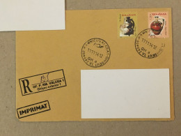 Romania Stationery Circulated Letter Philatelic Cover Stamp Registered Pottery Ceramics Ceramique Oboga Vama 2014 - Other & Unclassified