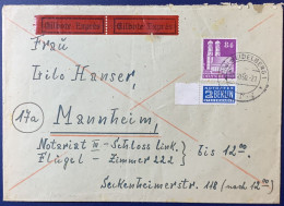 Bedarfsbrief Per Eilbote, Alliierte Besetzung Bizone, 1950 - Lettres & Documents