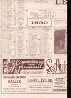 1930 -L'EXPRESS DE MULHOUSE -ORGANE REPUBLICAIN INDEPENDANT- 118e Année- Cartonné - Grand Format : 1921-40