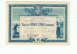 CC De La Roche Sur Yon Et De La Vendée-25 Cts-1916 - Chambre De Commerce
