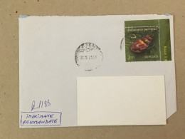 Romania Stationery Circulated Letter Philatelic Cover Stamp Registered Shell Coquille Hulse - Autres & Non Classés