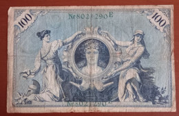 #1   ALLEMAGNE - DEUTSCHE REICH 100 MARK  - 1908 - 100 Mark