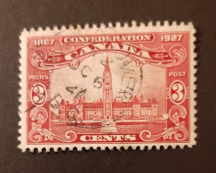 Canada 1927  USED  Sc 143,    5c Parliament Buildings - Oblitérés