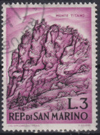 1962 San Marino ° Mi:SM 731, Sn:SM 521, Yt:SM 554, Mount Titano - Oblitérés