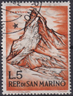 1962 San Marino ° Mi:SM 733, Sn:SM 523, Yt:SM 556, Matterhorn - Gebraucht