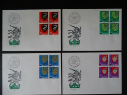 Schweiz FDC , Mi 1165-1168 , 4er Block , Pro Juventute - Cartas & Documentos