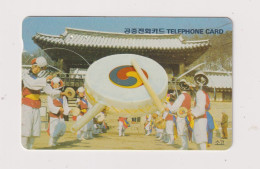 SOUTH KOREA - Traditional Festival Magnetic Phonecard - Corea Del Sur