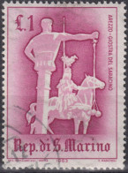 1963 San Marino ° Mi:SM 764, Sn:SM 554, Yt:SM 587, Saracen Tournament - Gebruikt