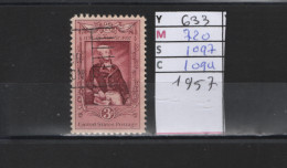 PRIX FIXE Obl  633 YT 720 MIC 1097 SCO 1099 GIB La Fayette 1957  Etats Unis  58A/07 - Used Stamps