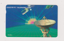 SOUTH KOREA - Satellite Dish Magnetic Phonecard - Corée Du Sud