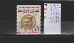 PRIX FIXE Obl  634  YT 719 MIC 1096 SCO 1098 GIB Ramon Magsaysay  Champion 1957  Etats Unis  58A/07 - Gebraucht