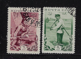 RUSSIA 1935 SCOTT #573,574   Used - Usati