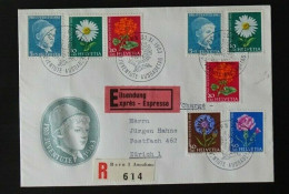 Schweiz FDC , Mi 786-790 X+y , Pro Juventute - Brieven En Documenten