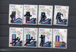 Olympische Spiele Lake Placid: BELIZE 1979; Postfrisch/MNH - Hiver 1980: Lake Placid