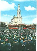 Portugal &  Marcofilia, Fatima, May 13, 1967, 50 Years Of The Apparitions, Solemn Mass, Lisbon 1976 (600) - Luoghi Santi