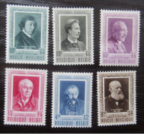 892/97 'Letterkundigen' - Postfris ** - Côte: 120 Euro - Unused Stamps