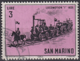 1964 San Marino ° Mi:SM 816, Sn:SM 596, Yt:SM 629, Locomotion (1825) - Gebruikt