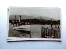 Engeland England Cumbria Ambleside Steamer Pier Photocard - Ambleside