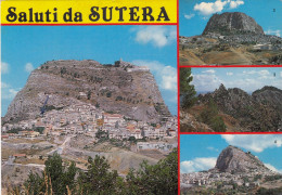 SUTERA  /  Veduta Panoramica In Vedutine _ Viaggiata - Caltanissetta