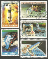 ES-37b Sao Tome Moon Landing 1969 Conquête Lune Apollo XI - Estados Unidos