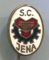 Football Soccer Futbol Calcio - SC Motor Jena Germany, Vintage Pin Badge Abzeichen, Enamel - Football