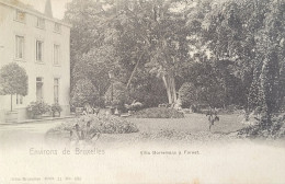 Environs De Bruxelles - Villa Borremans à Forest (Nels, Bruxelles, Série 11 No. 385), Circulée 1908 - Vorst - Forest