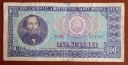 #1  Romania 100 Lei 1966 - Roumanie