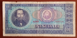 #1  Romania 100 Lei 1966 - Rumänien