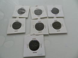 Lot  De  7  Monnaies  5 Centimes   Dupuis   1899 - 1908 - 1916 - 1912 - 1904 - 1906 -1907- - Kilowaar - Munten