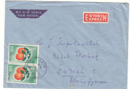 Israël - Lettre Exprès De 1957 - Oblit Haifa - - Briefe U. Dokumente