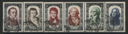 N° 867 à 872 Cote 88 € Série Des Célébrités Révolutionnaires Dont HOCHE Oblitérés Voir Description - Used Stamps