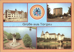 72333179 Torgau Rathaus Hochhaus An Der Eilenburger Strasse Schloss Hartenfels T - Torgau