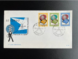 CONGO KINSHASA 1962 FDC ANTI MALARIA 16-06-1962 - Storia Postale