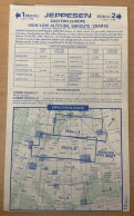 AIRPLANE FLIGHT PLAN ,JEPPESEN ,EASTERN EUROPE ,HIGH / LOW ALTITUDE ENROUTE CHARTS,EFFECTIVE 24 AUG 89 - Andere & Zonder Classificatie