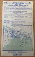 AIRPLANE FLIGHT PLAN ,JEPPESEN ,MIDDLE EAST ,HIGH / LOW ALTITUDE ENROUTE CHARTS,EFFECTIVE UPON RECEIPT - Sonstige & Ohne Zuordnung