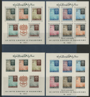 AFGHANISTAN N° 644 à 654 "PALUDISME MALARIA" NON DENTELES + DENTELES Sur 4 Feuillets Neufs ** (MNH) TB - Afganistán