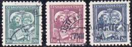 TCHECOSLOVAQUIE -  Millénaire De L'arrivée En Moravie Des Apôtres Saint Cyrille Et Saint Méthode - Used Stamps