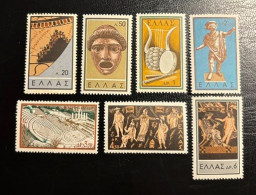 GREECE, 1959 Ancient Greek Theatre Complete Set, MNH - Unused Stamps
